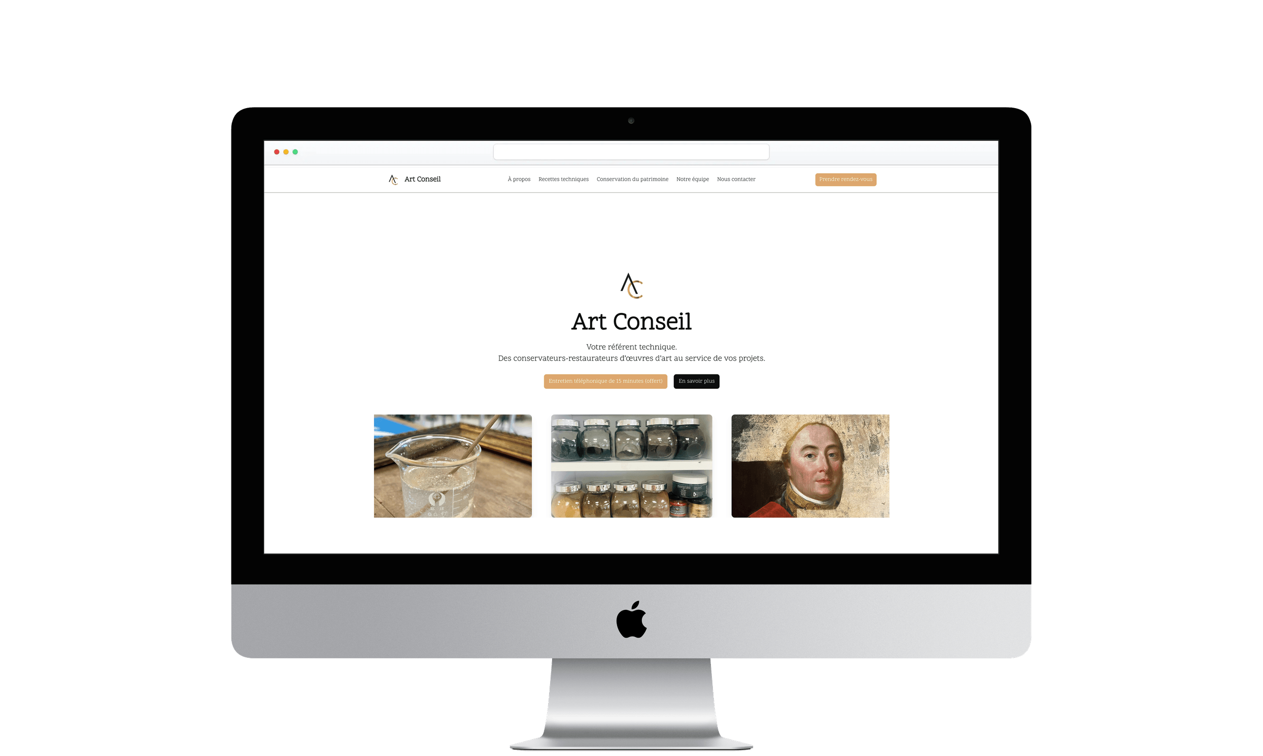 Art Conseil - Site vitrine moderne
