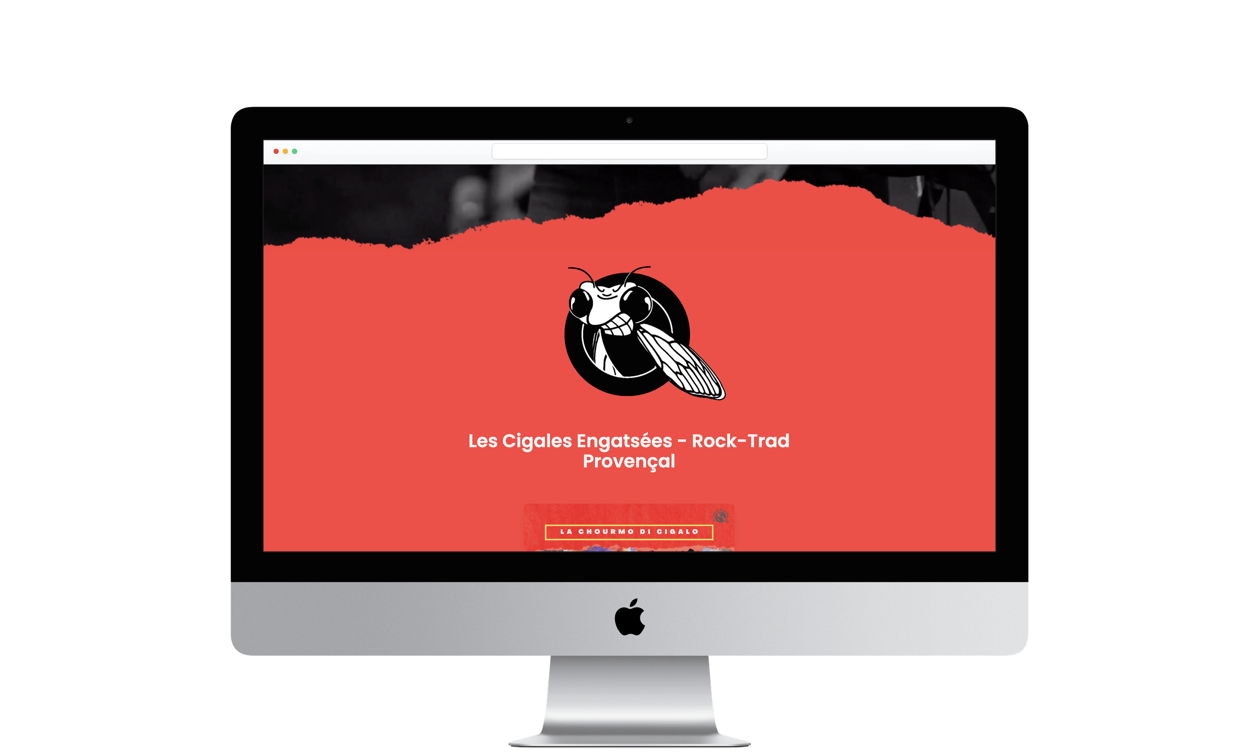 Les Cigales Engatsées - Landing Page