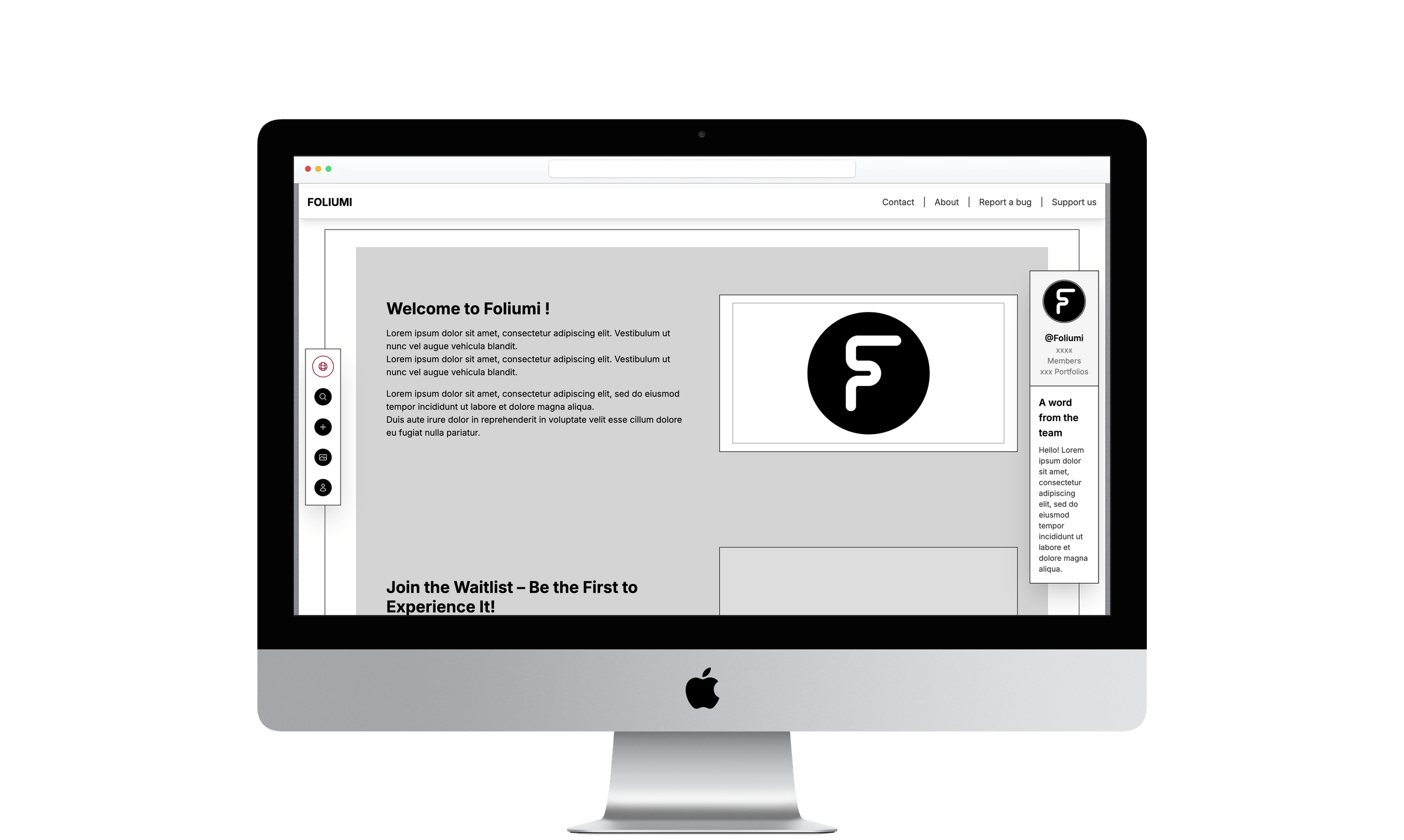 Foliumi - Projet photographe Nuxt