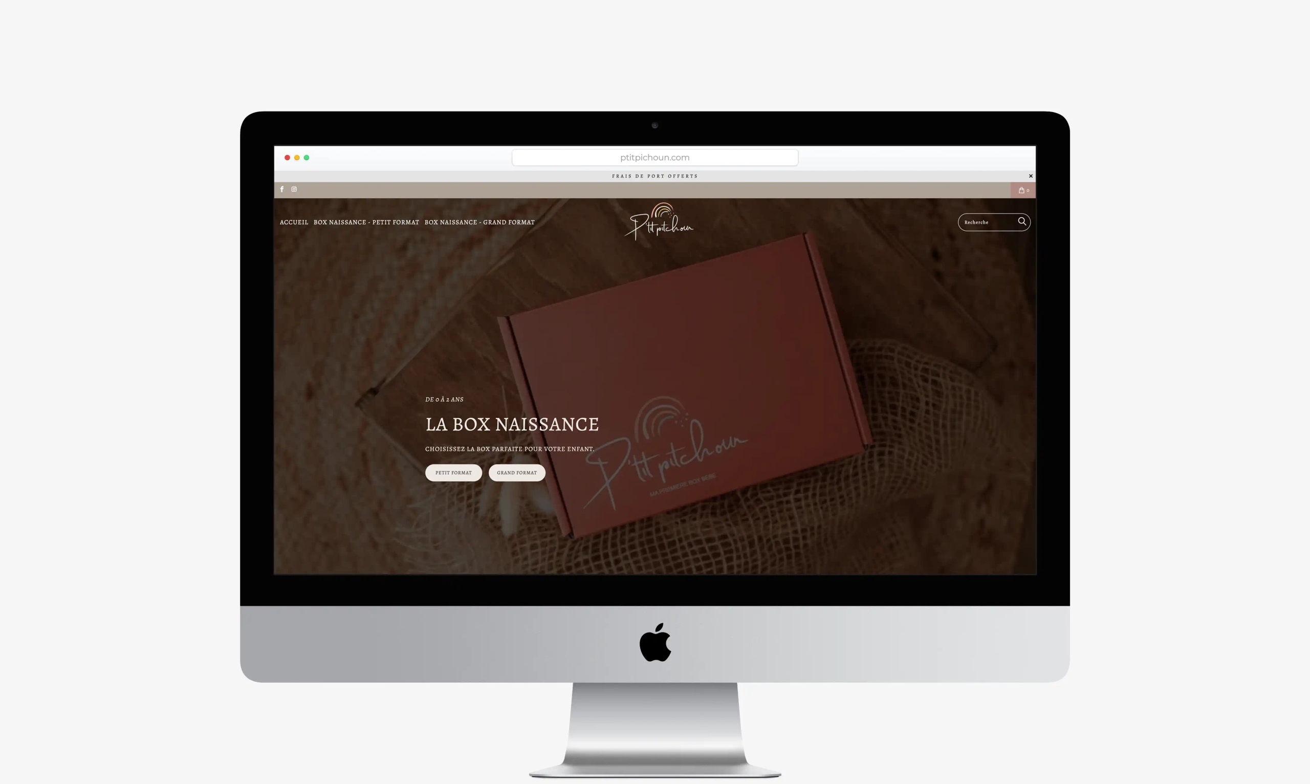 Présentation de la e-boutique P’tit Pitchoun