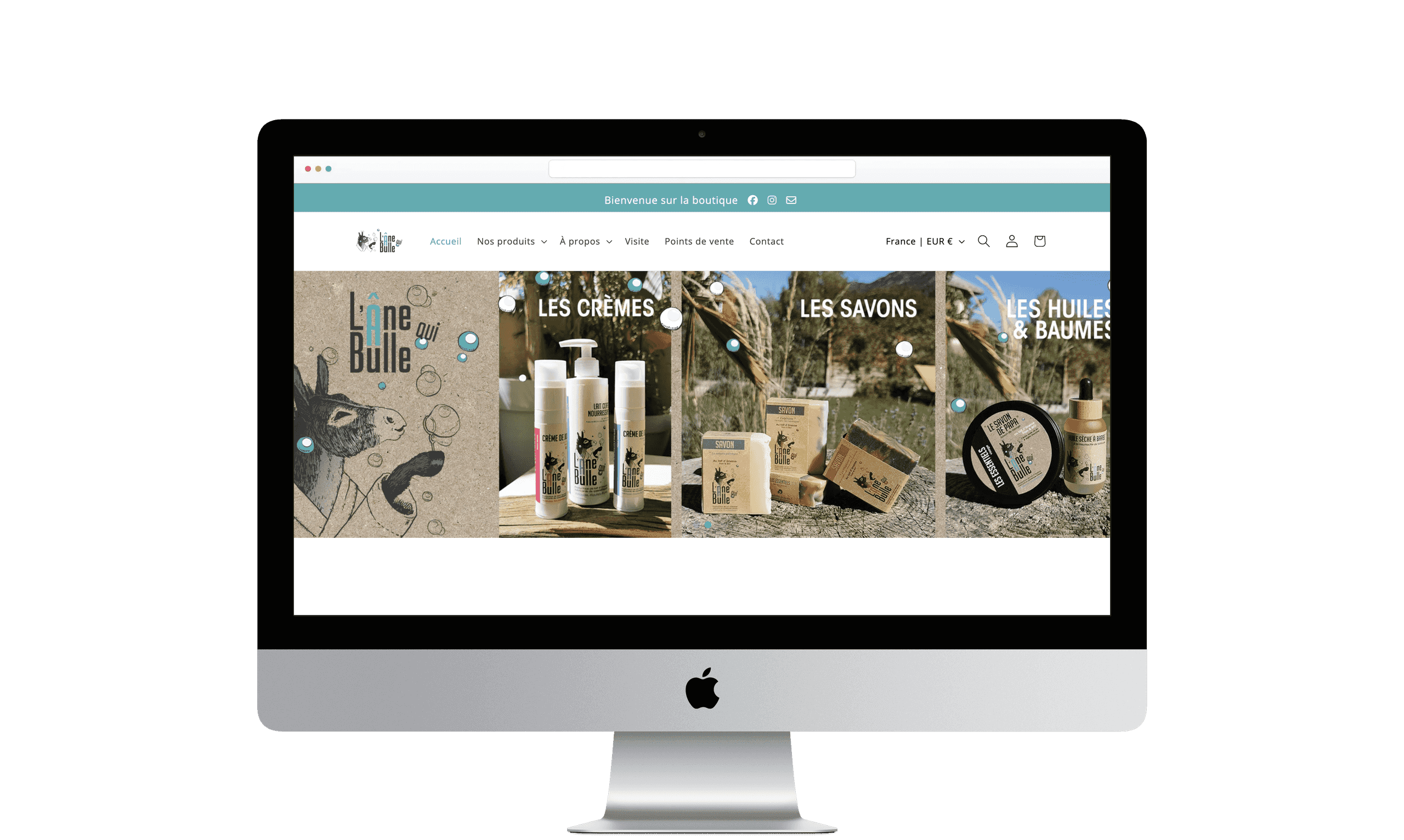 Image pour Ane Qui Bulle - Boutique e-commerce savon au lait d'ânesse