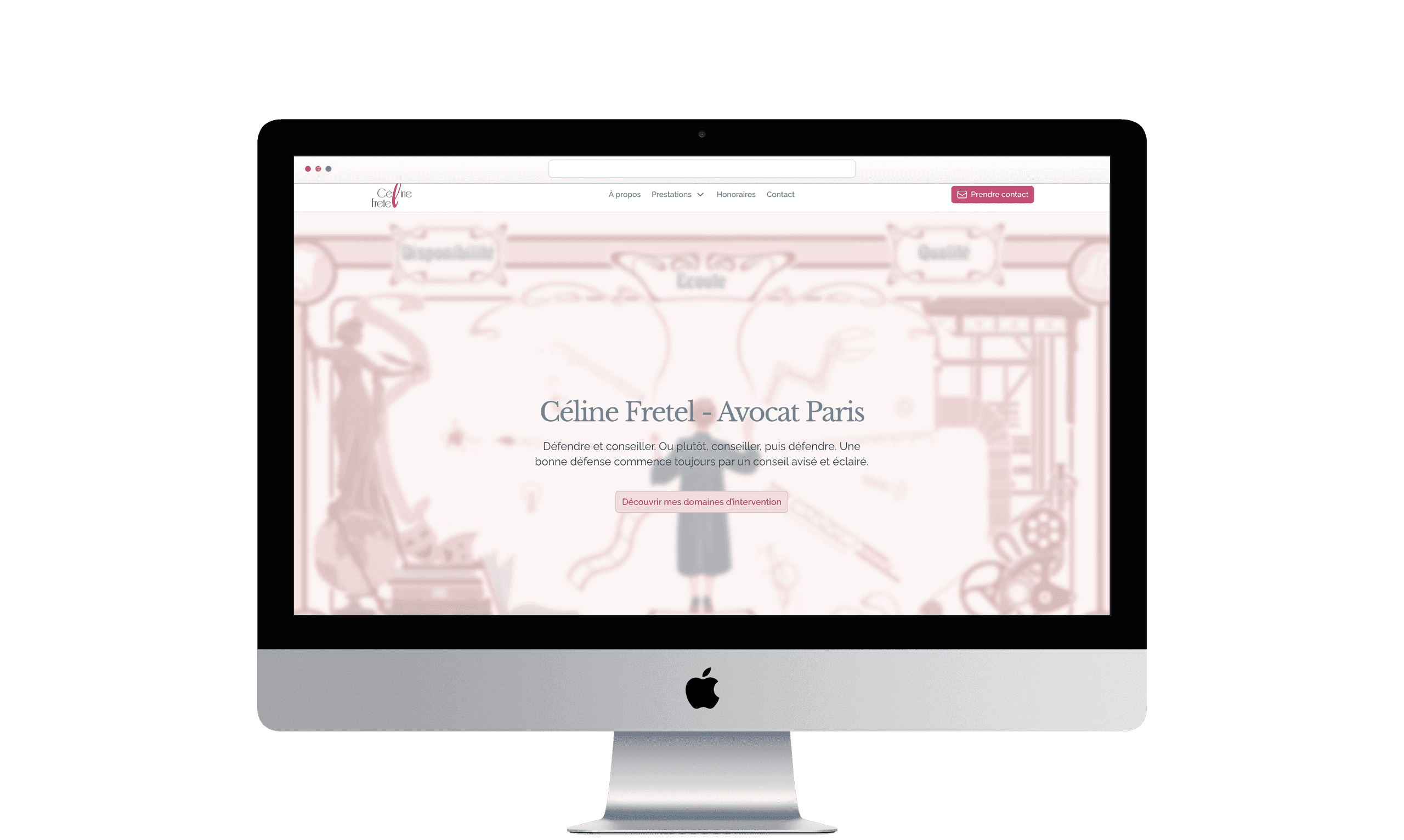 Image pour Céline Fretel - Site vitrine avocat Vue.js