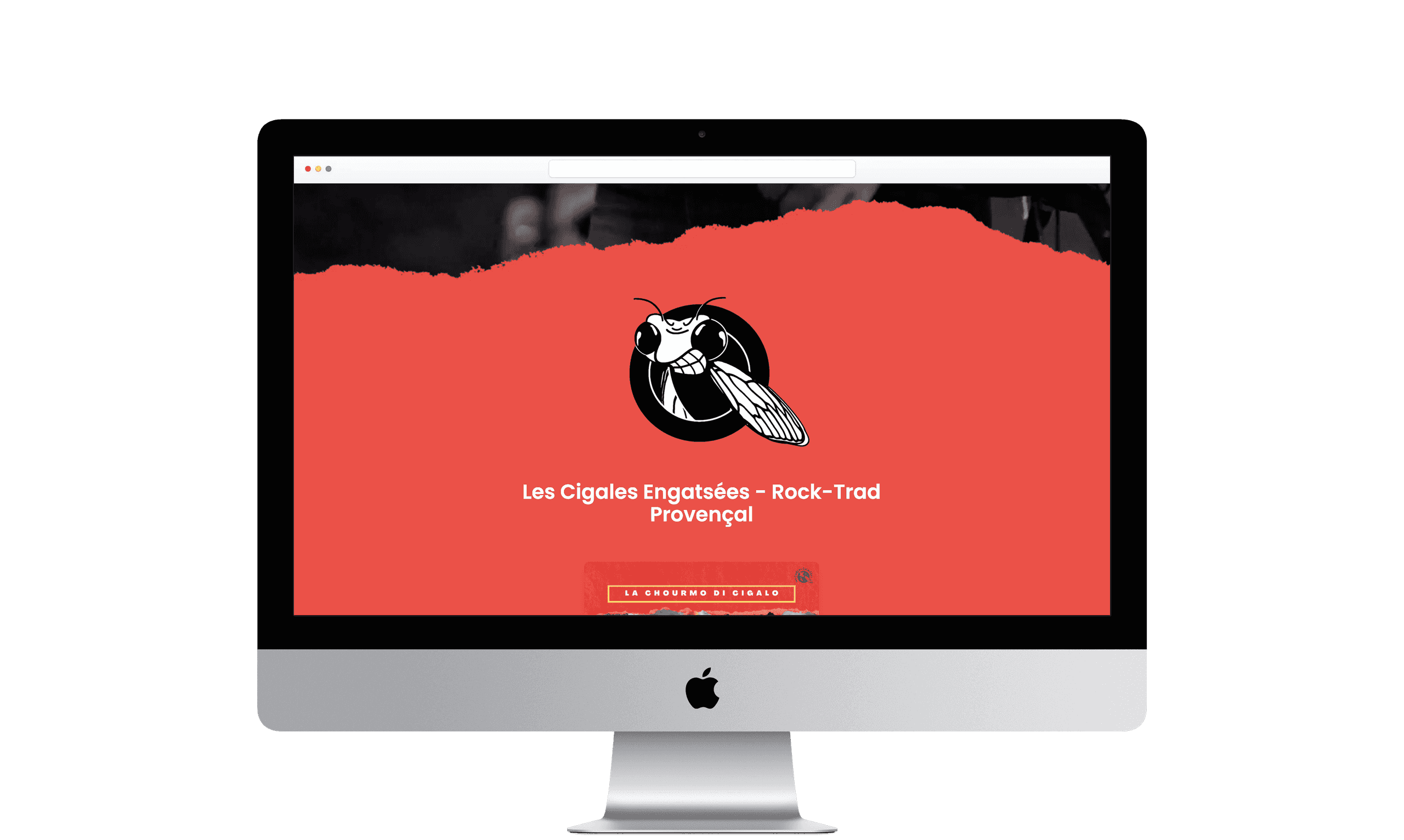 Image pour Les Cigales Engatsées - Site groupe de musique Laravel